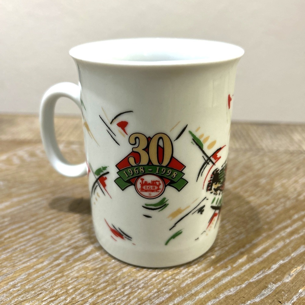 LGB Model Railroad Trains 1968-1998 30th Anniversary Ceramic Coffee Mug